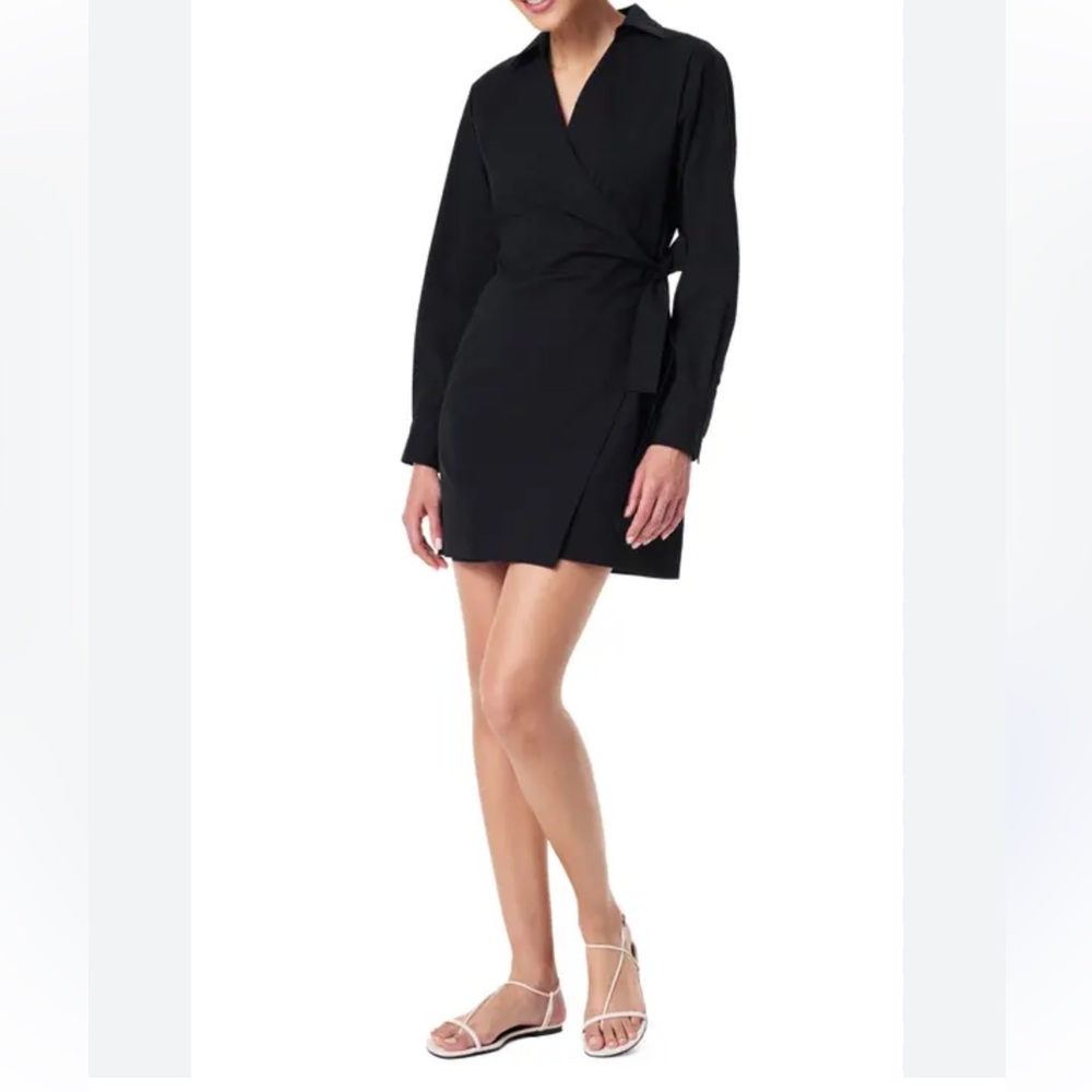 SPANX THE BEST POPLIN WRAP DRESS